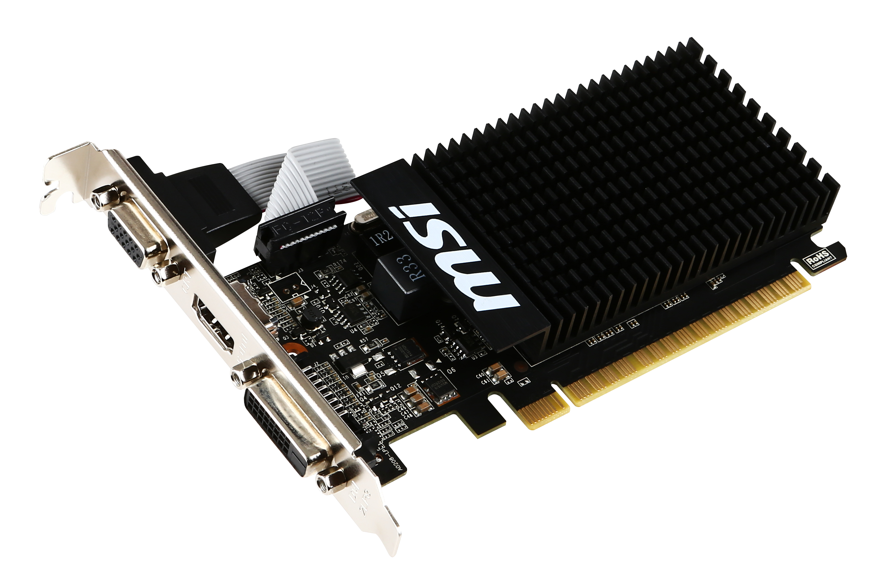 Tarjeta Gráfica MSI GeForce GT 710 2GB GDDR3 Negro | Beep Informática